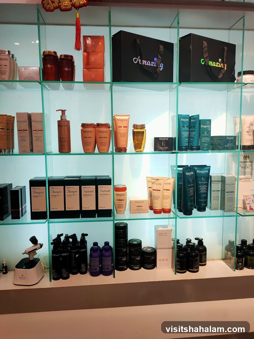 Hair Products Display