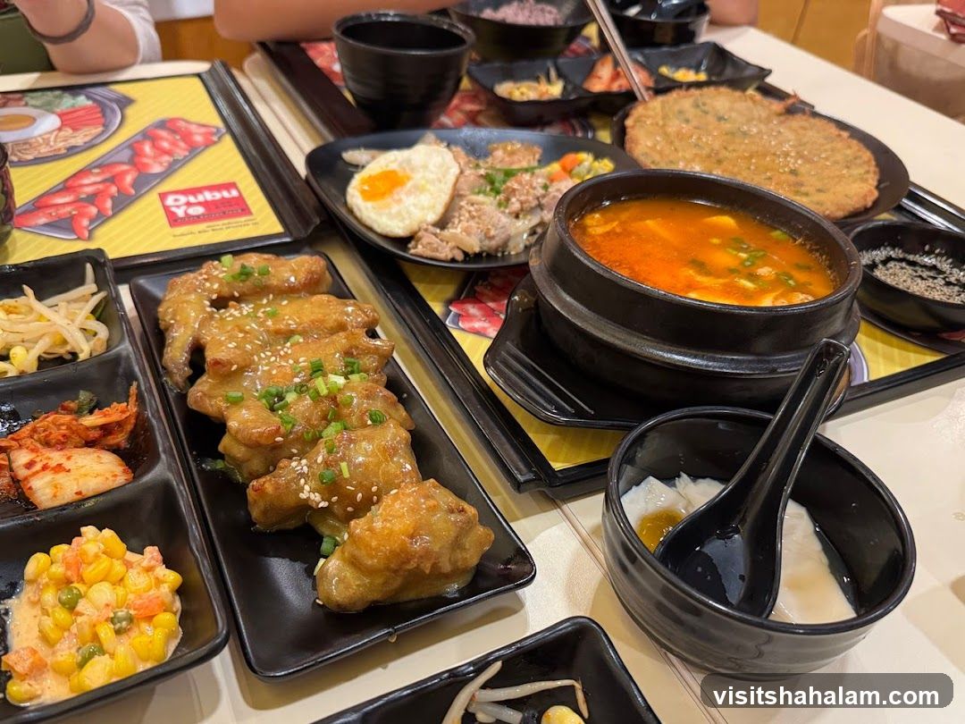 Korean Food Spread