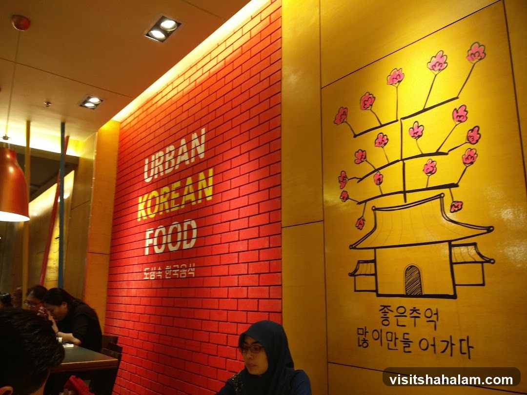 Urban Korean Food Restaurant Interior