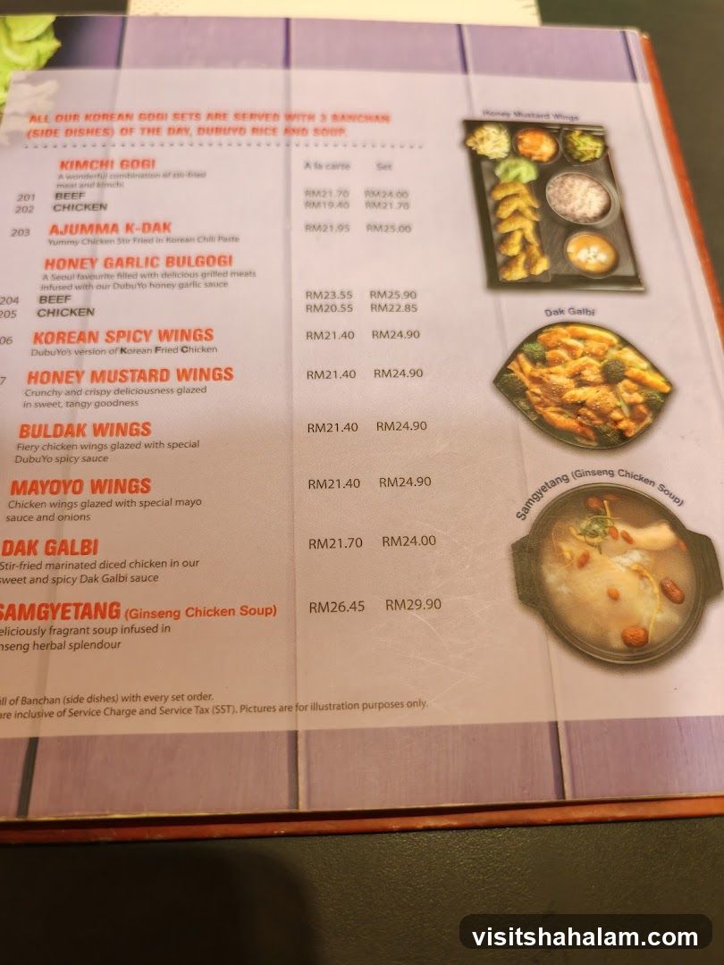 Korean Gogi Sets