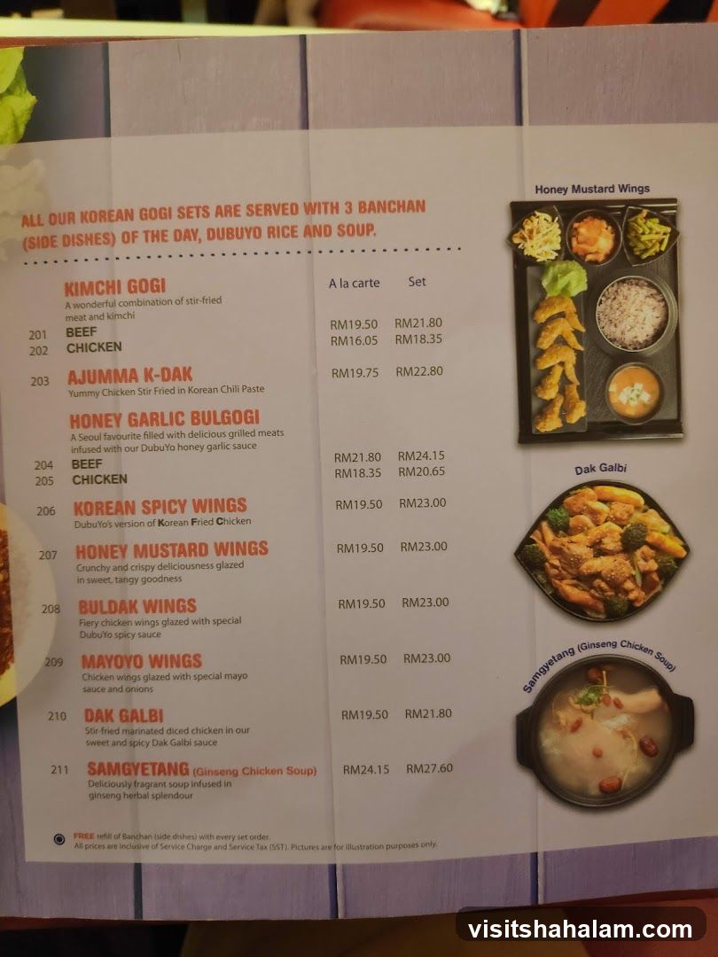 Korean Gogi Sets