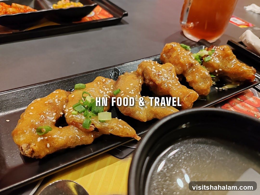 Chicken Wings with Sesame Seeds and Scallions