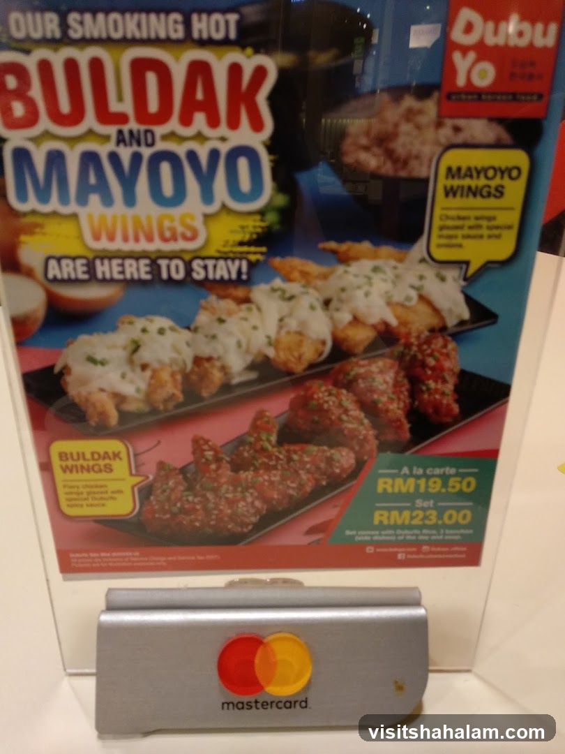 Bulldak and Mayoyo Wings Advertisement