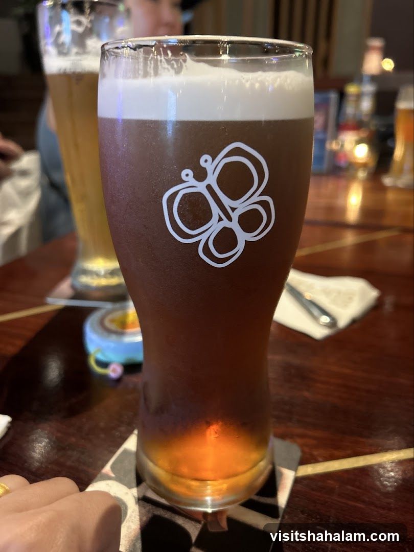 Beer with Butterfly Logo