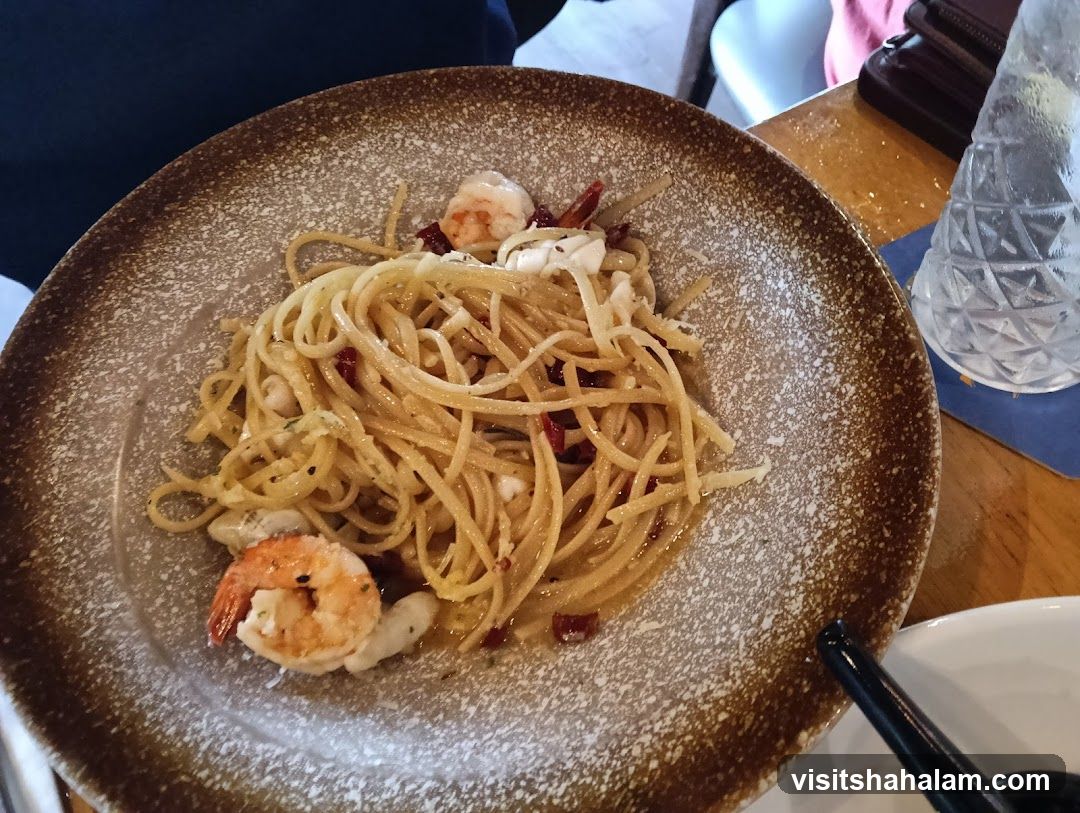 Spaghetti with Shrimp