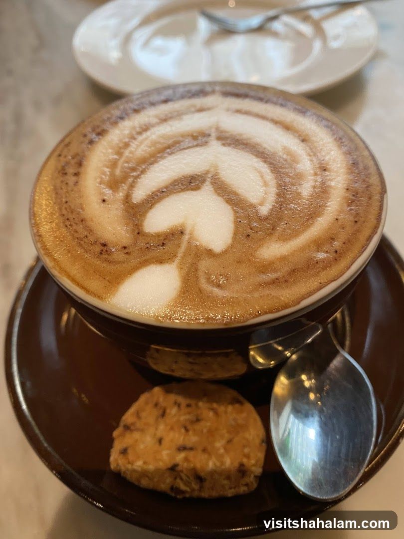 Latte with a Cookie