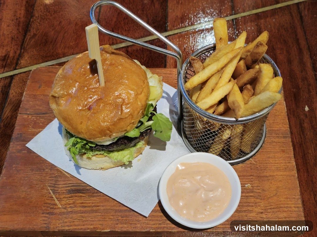 Burger and Fries