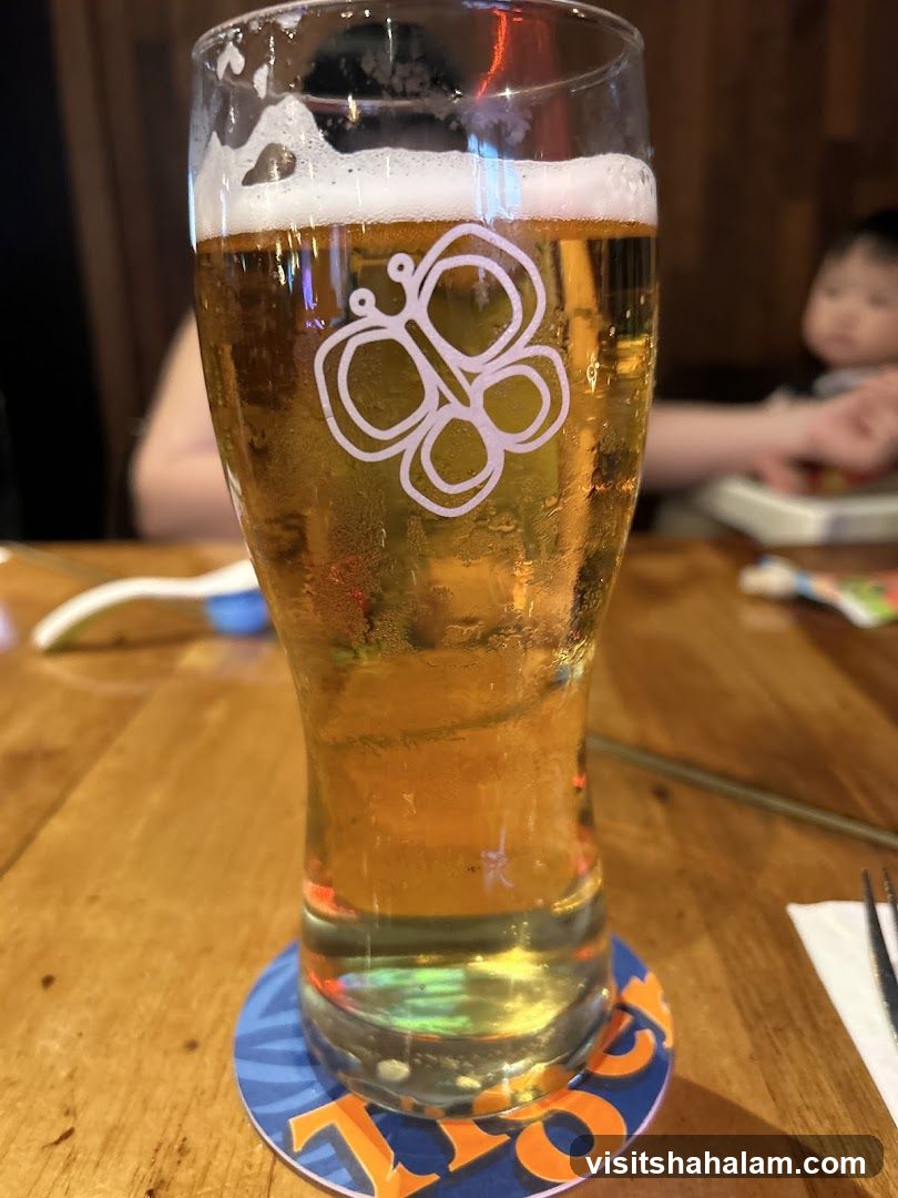 Beer with Butterfly Logo