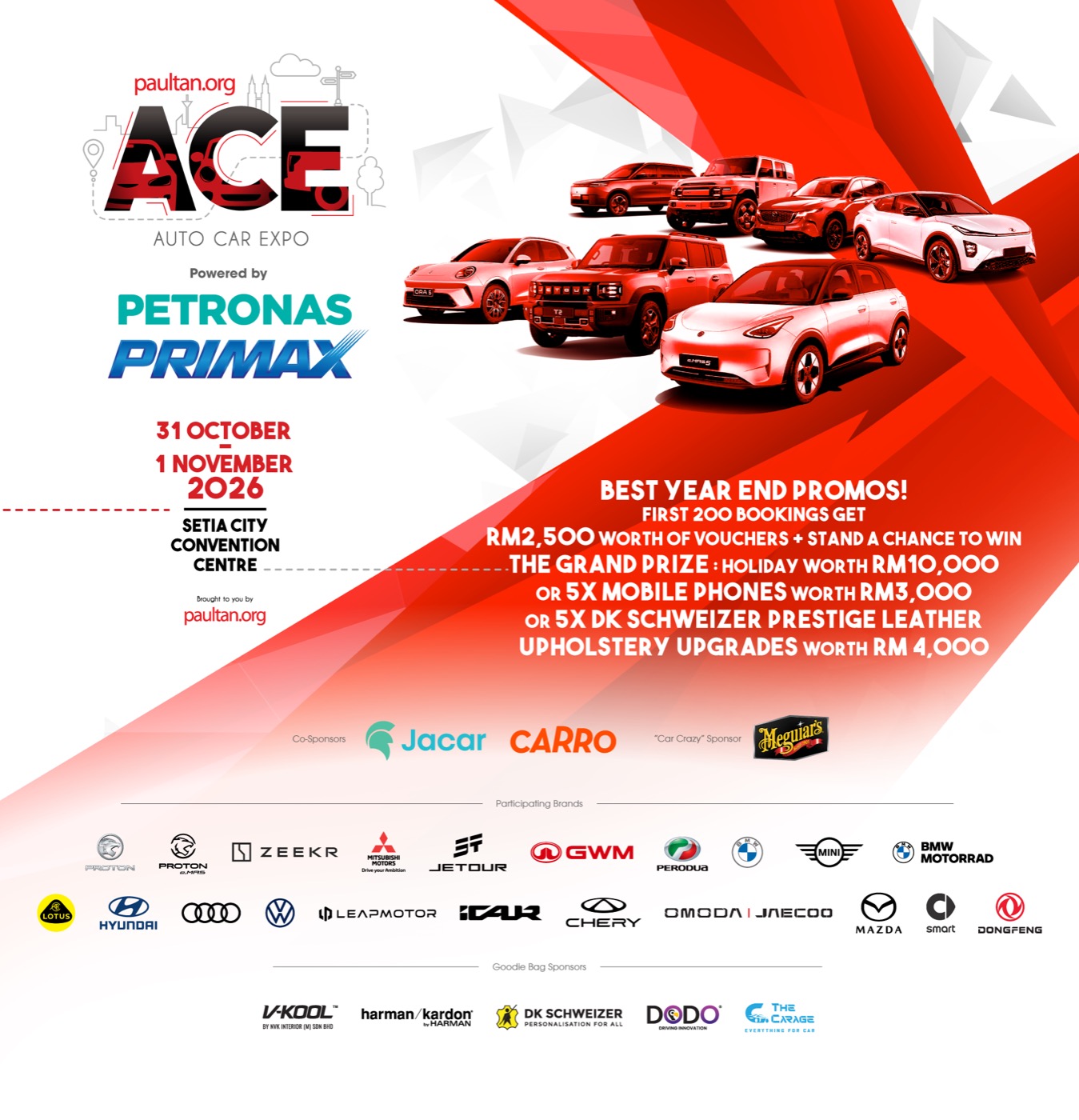 ACE 2026 homepage artwork for the Setia City Convention Centre show