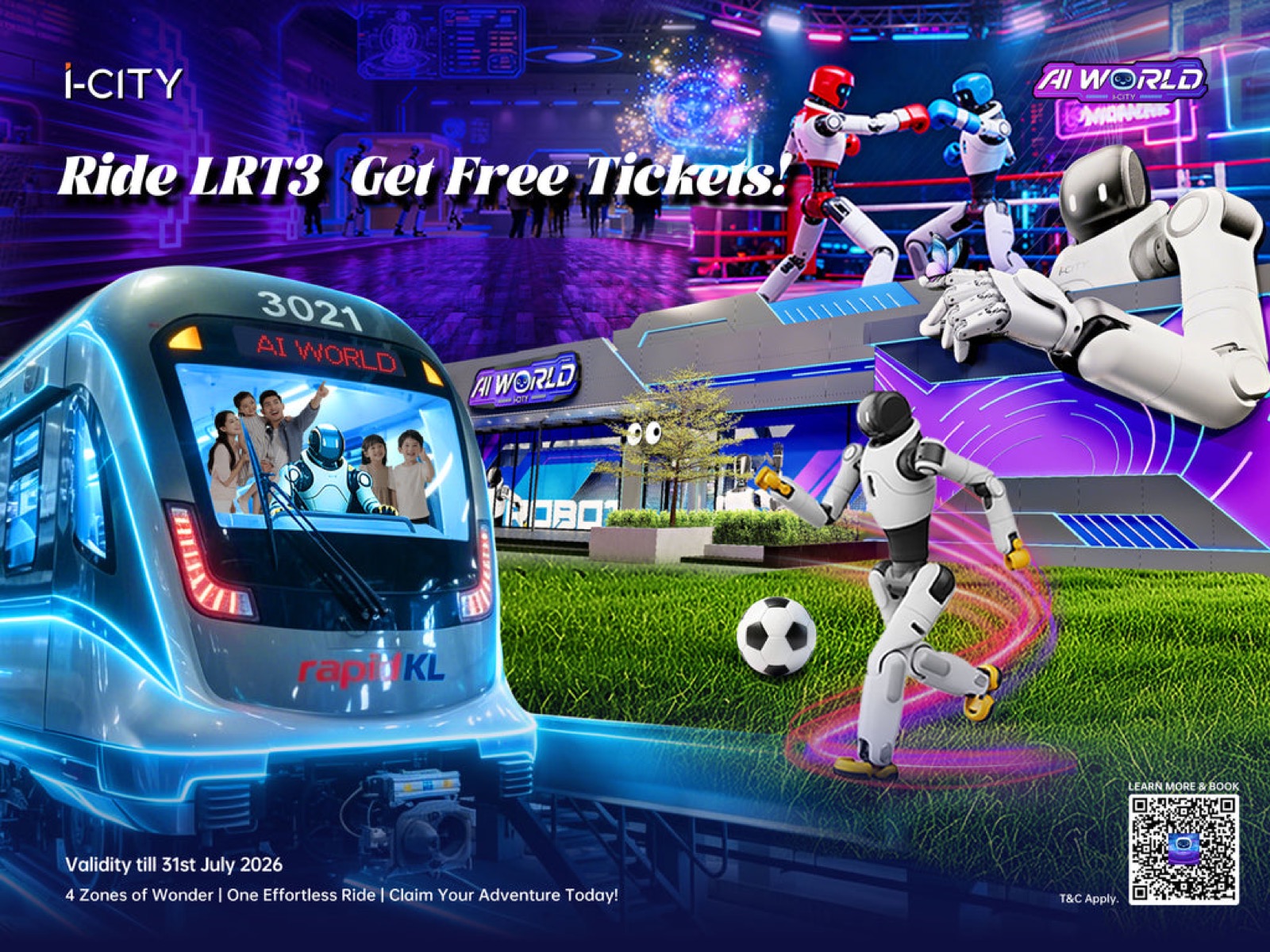 i-City Shah Alam, a Section 7 stop between Para SUKMA sessions in September 2026